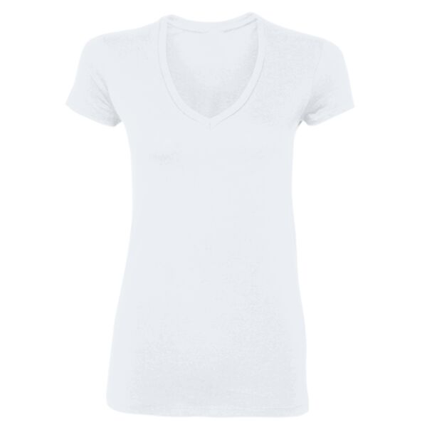 Ladies' SoftStyle® Fitted V-Neck T-Shirt Thumbnail