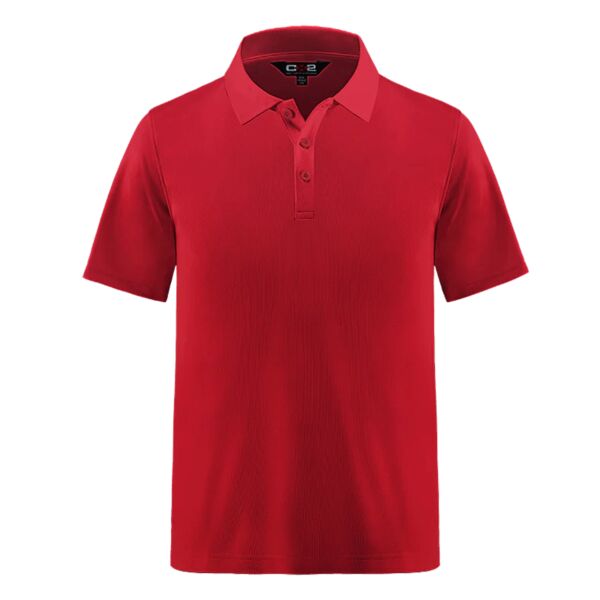 Men'sCotton-Poly-Spandex Pique Polo Thumbnail