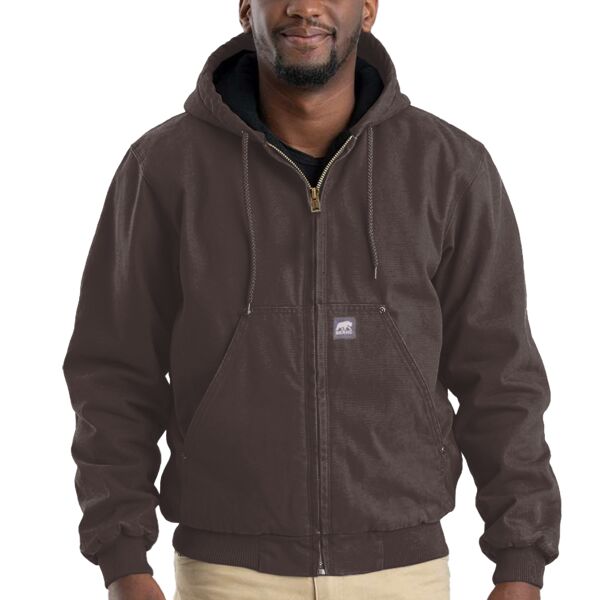 Men's Heartland Washed Cotton Duck Hooded Jacket Thumbnail