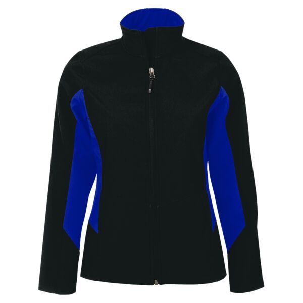 COAL HARBOUR® EVERYDAY COLOUR BLOCK WATER REPELLENT SOFT SHELL LADIES' JACKET Thumbnail