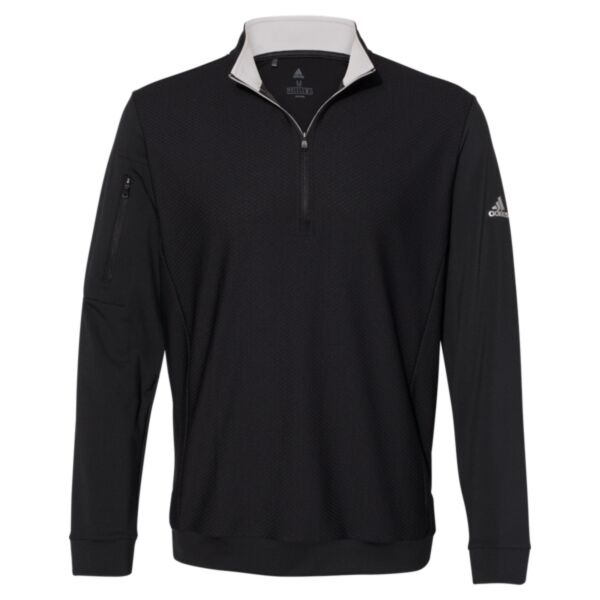 Performance Textured Quarter-Zip Pullover Thumbnail