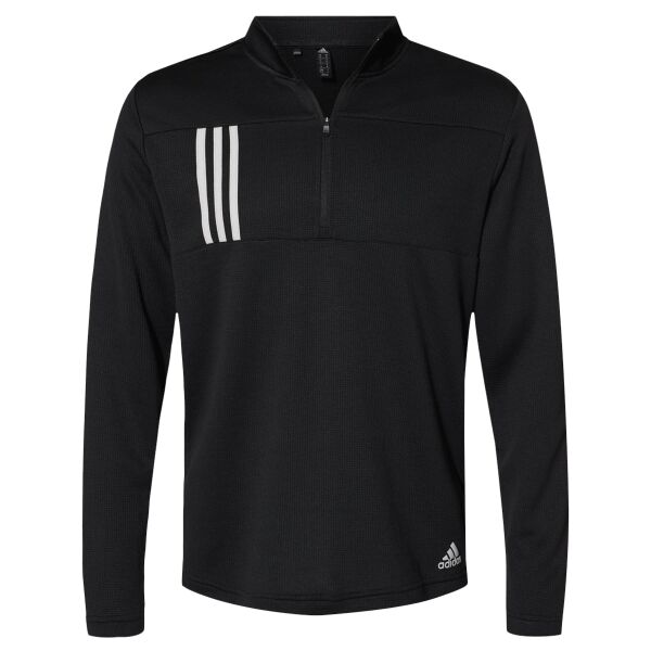 3-Stripes Double Knit Quarter-Zip Pullover Thumbnail
