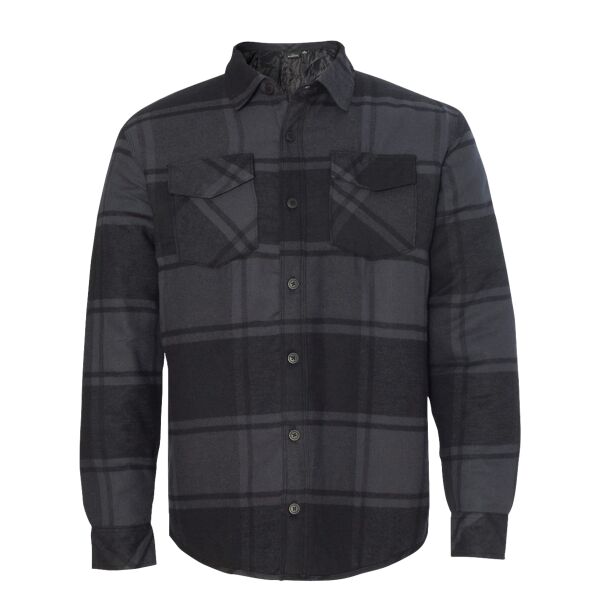 Quilted Flannel Shirt Jacket Thumbnail